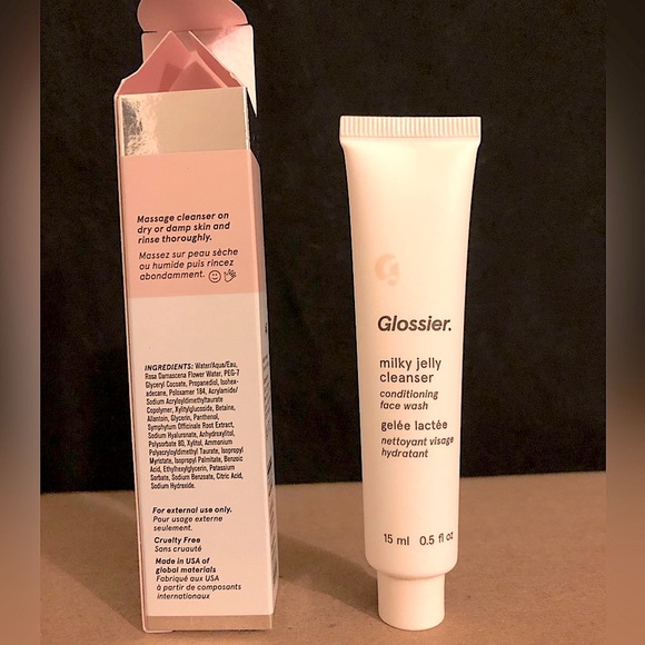 Glossier Milky Jelly Cleanser. Clean, Remove Dirts, Wash, Gentle, Revitalize - Picture 3 of 4